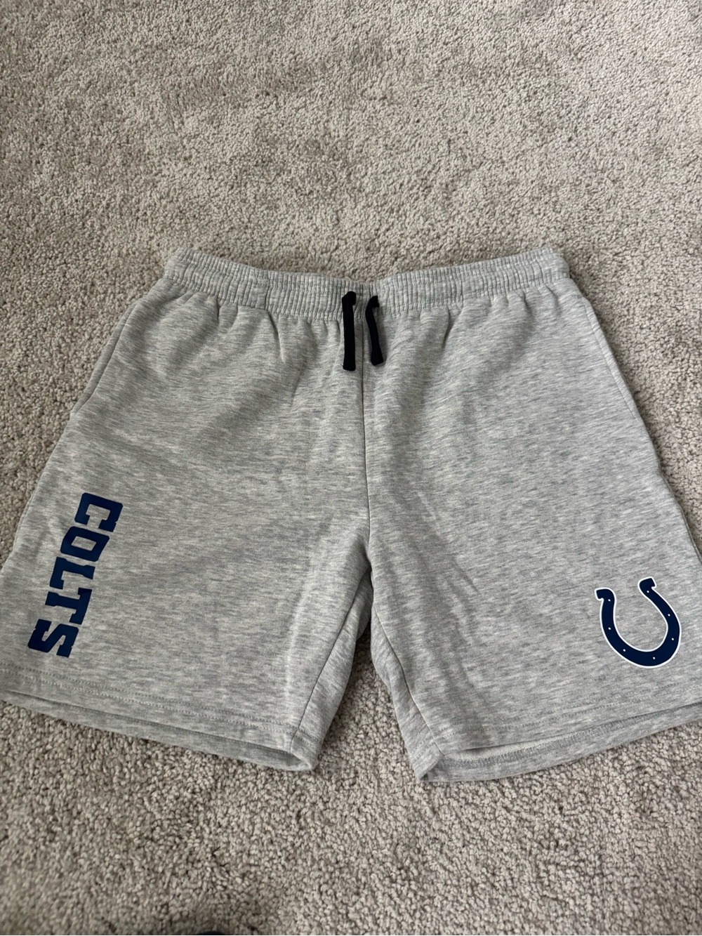 Men's Gray Athletic Shorts with Colts Logo